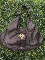 Orgullo Black Textured Shoulder Bag
