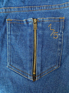 Sonia Rykiel Paris Zip-Detail Denim Mini Skirt
