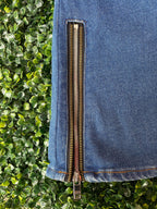 Sonia Rykiel Paris Zip-Detail Denim Mini Skirt