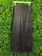 H&M Black Faux Leather Maxi Skirt