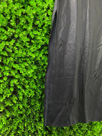H&M Black Faux Leather Maxi Skirt