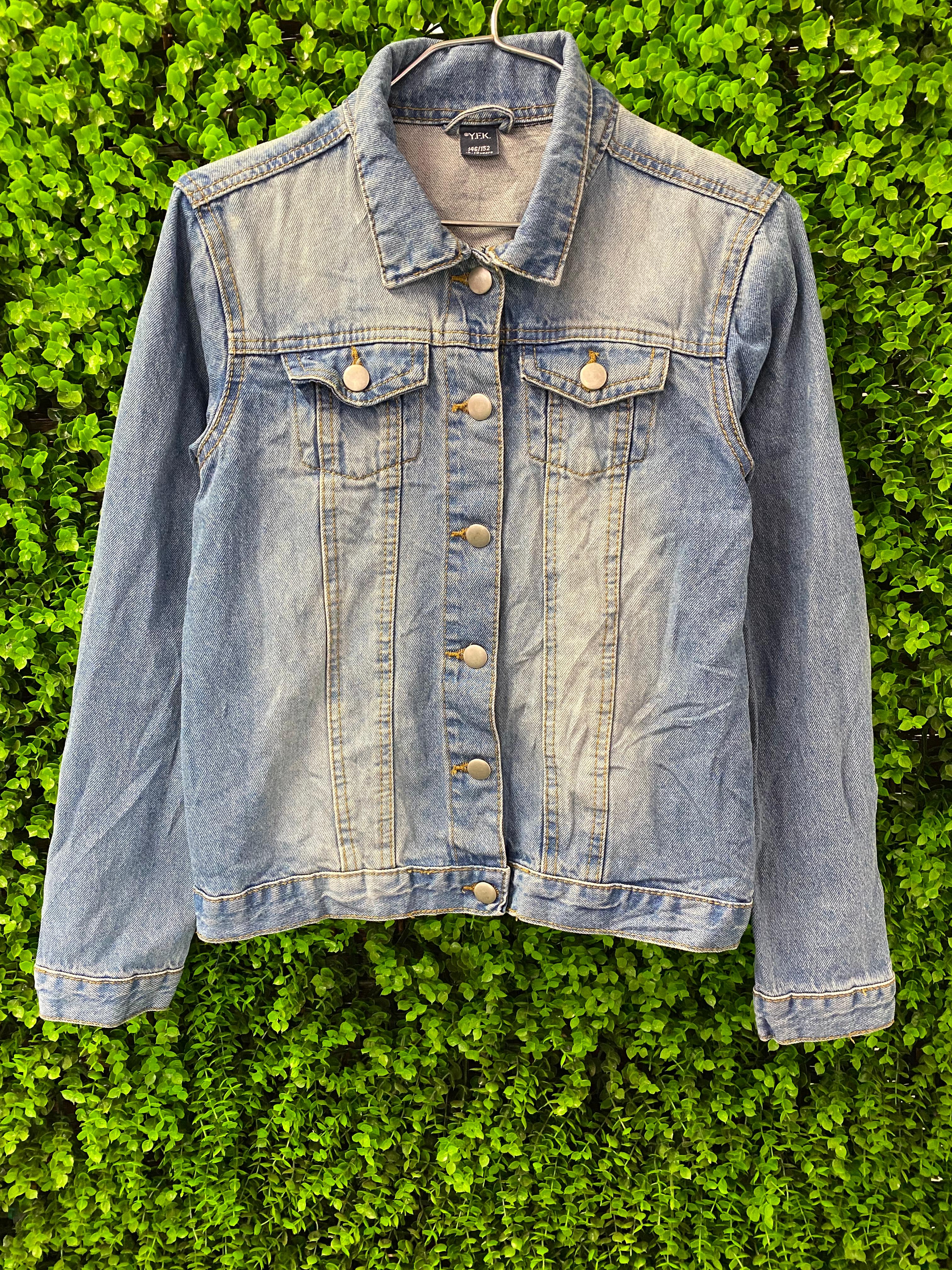 Y.F.K. Light-Wash Denim Jacket