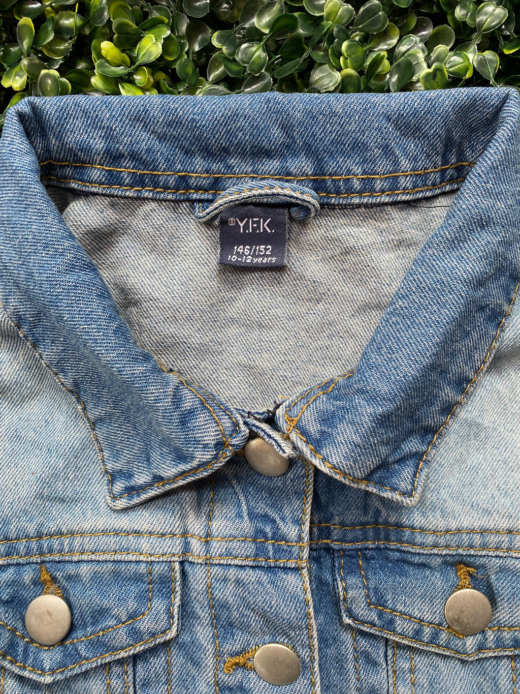 Y.F.K. Light-Wash Denim Jacket
