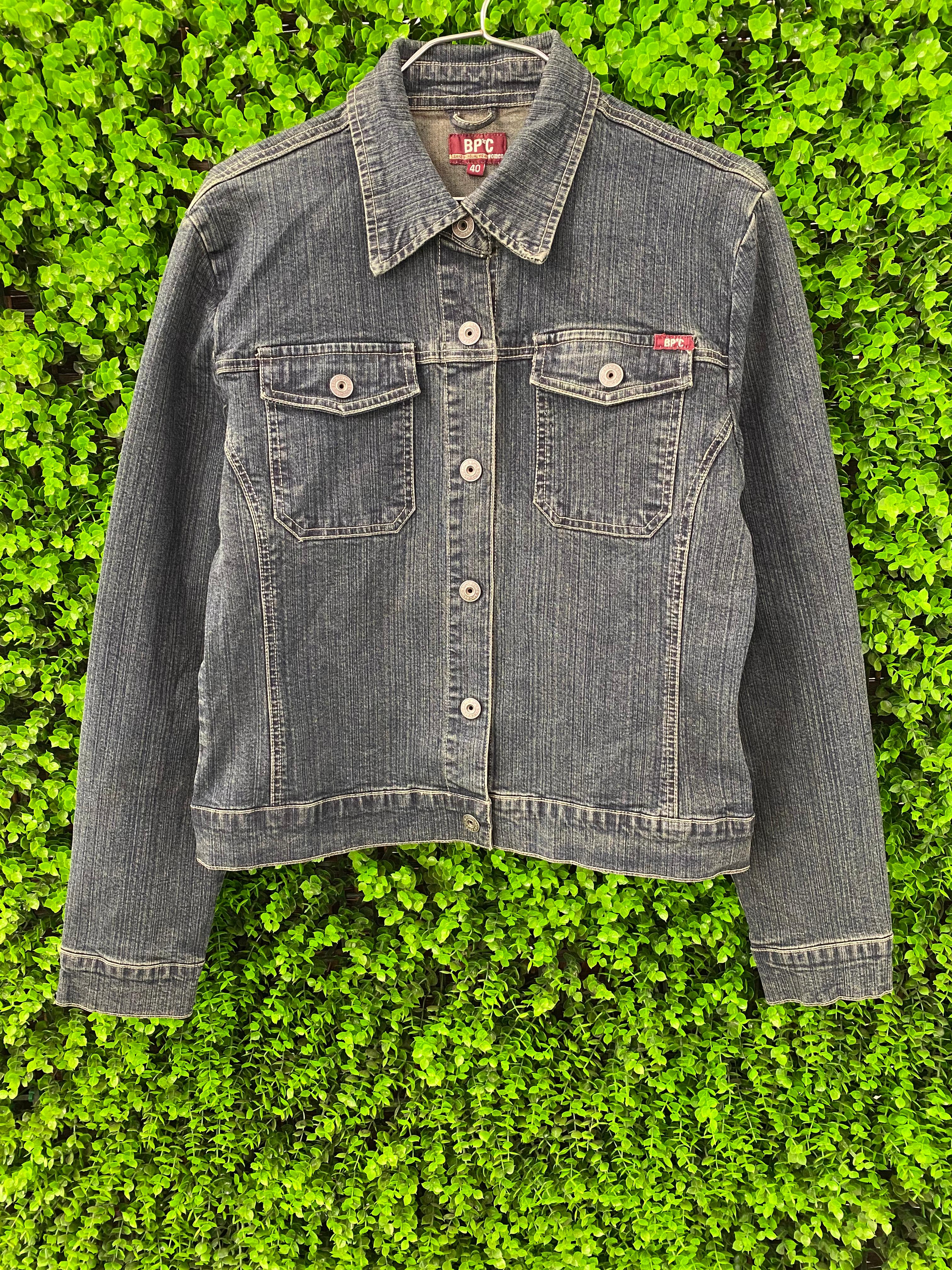 BP*C Vintage-Wash Denim Jacket