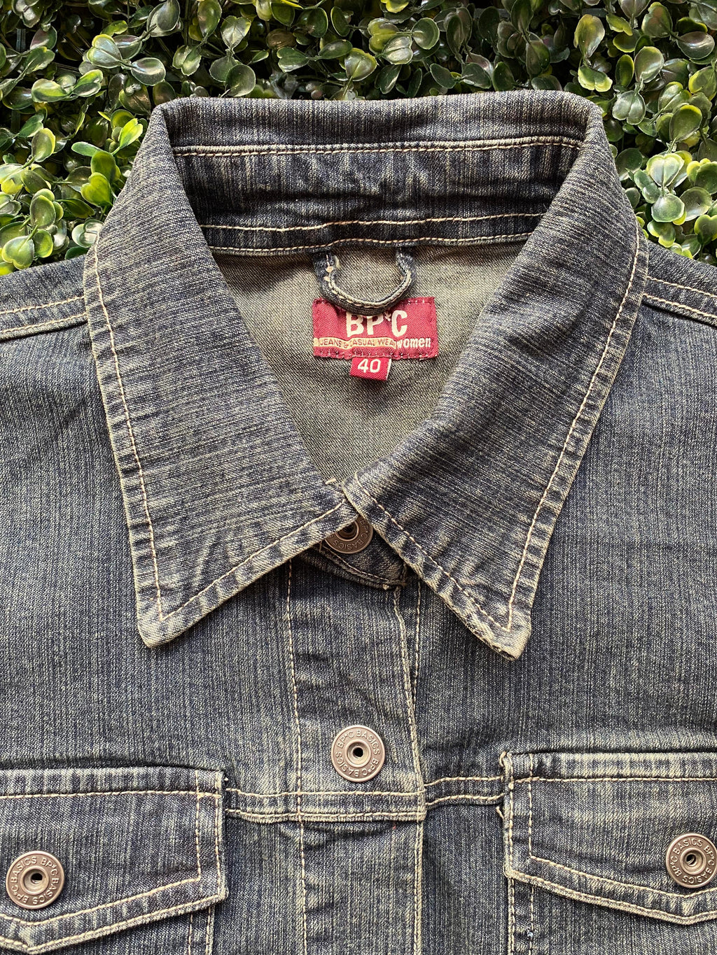 BP*C Vintage-Wash Denim Jacket