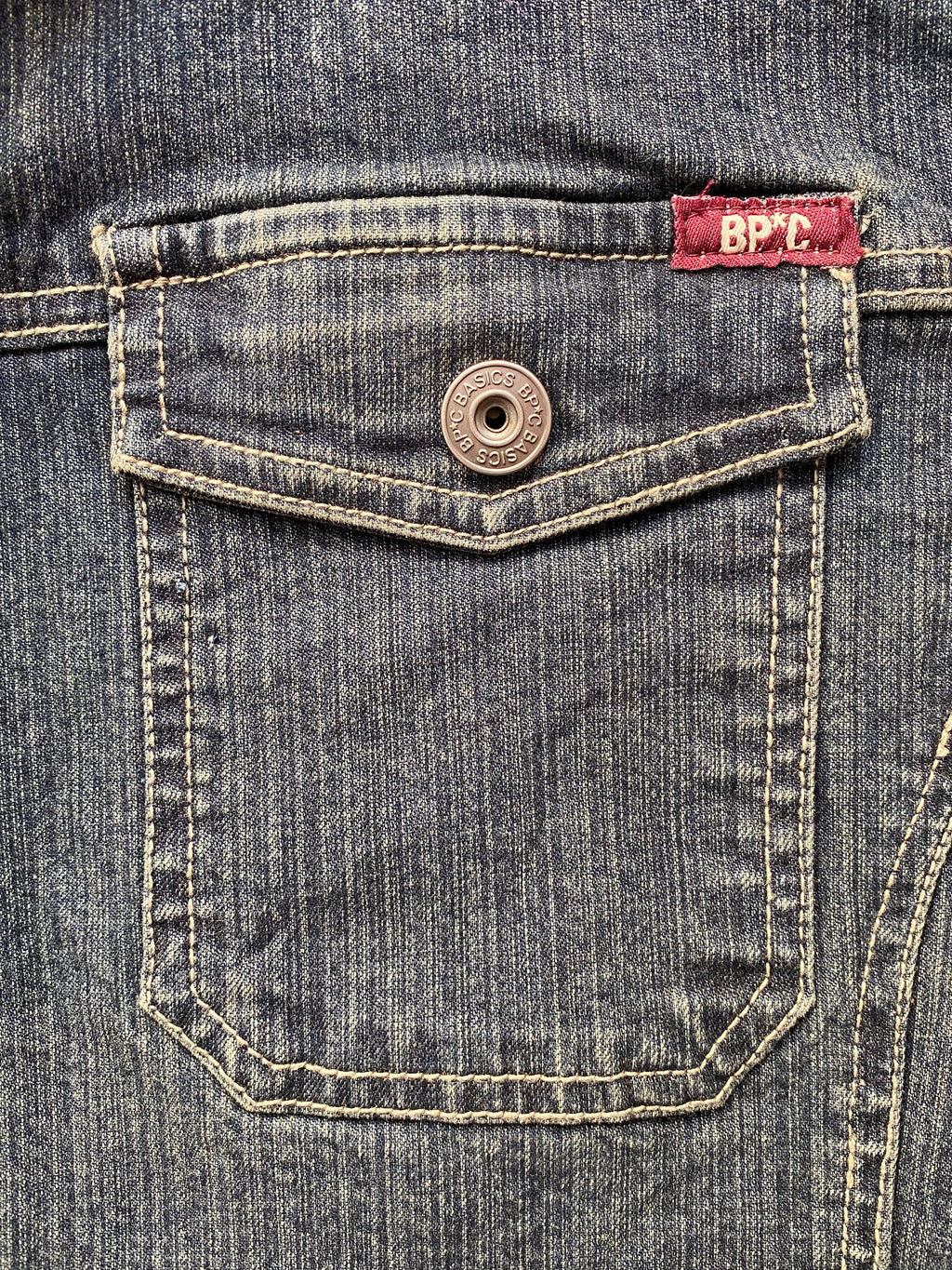 BP*C Vintage-Wash Denim Jacket