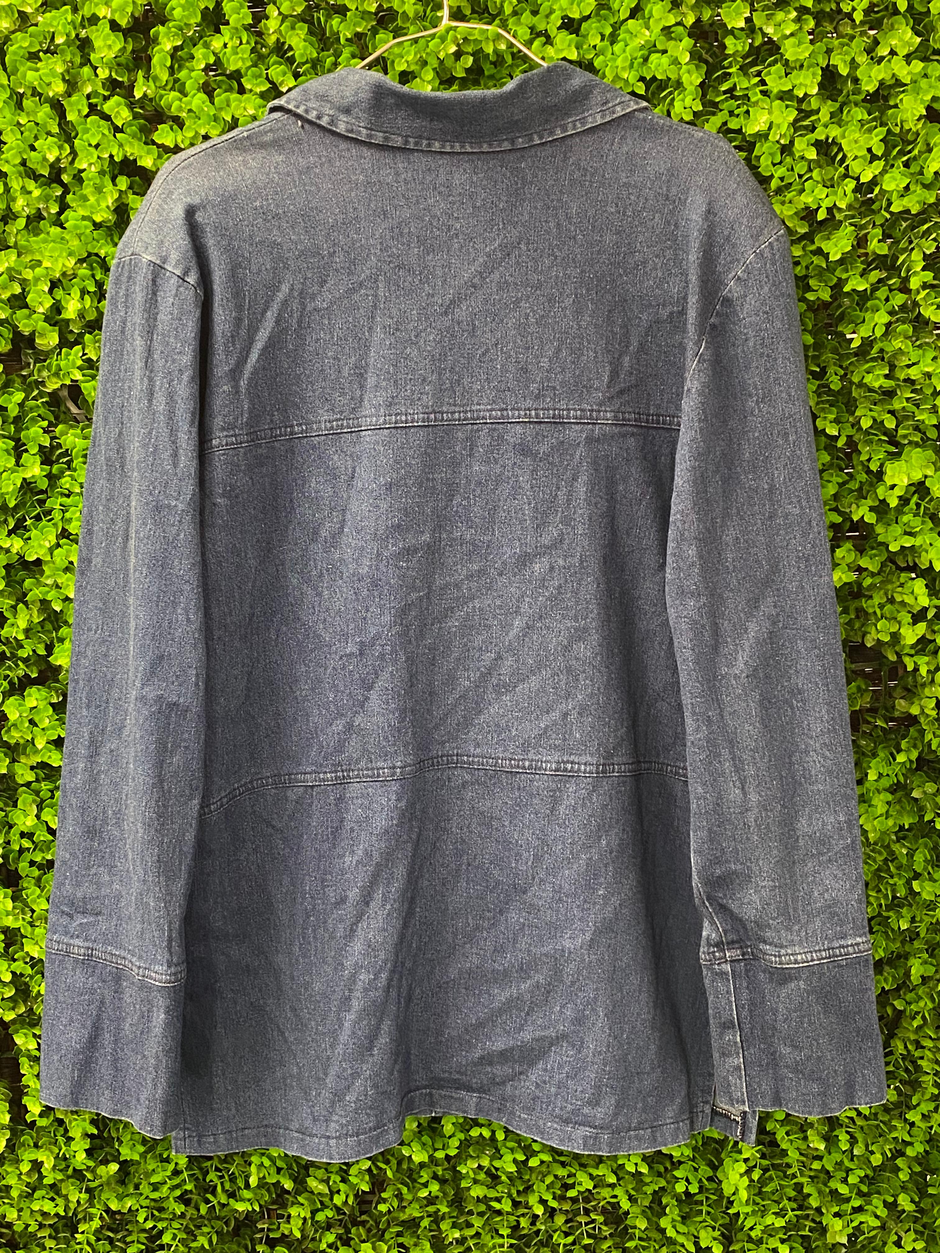 Blue Denim Longline Jacket