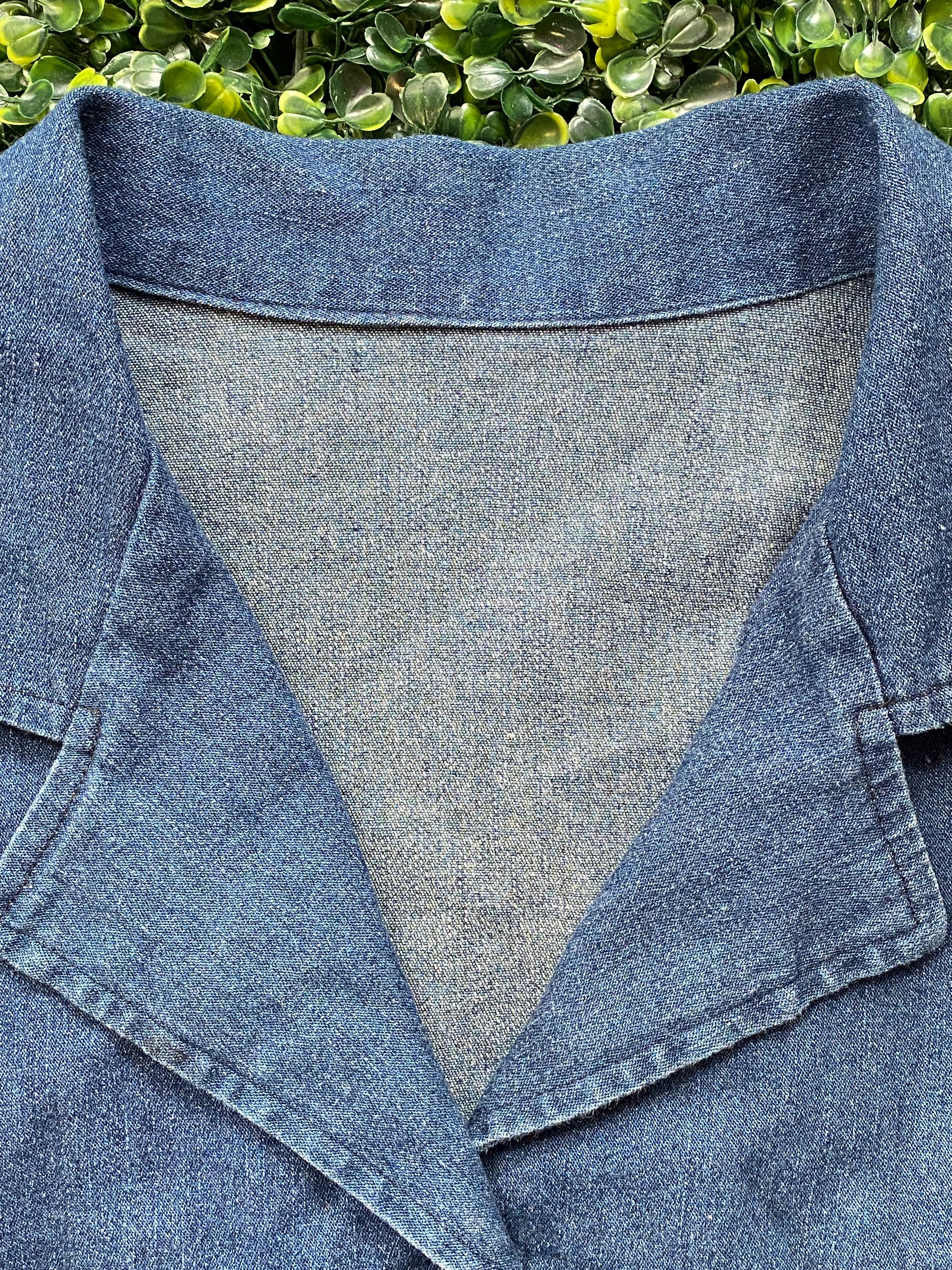 Blue Denim Longline Jacket