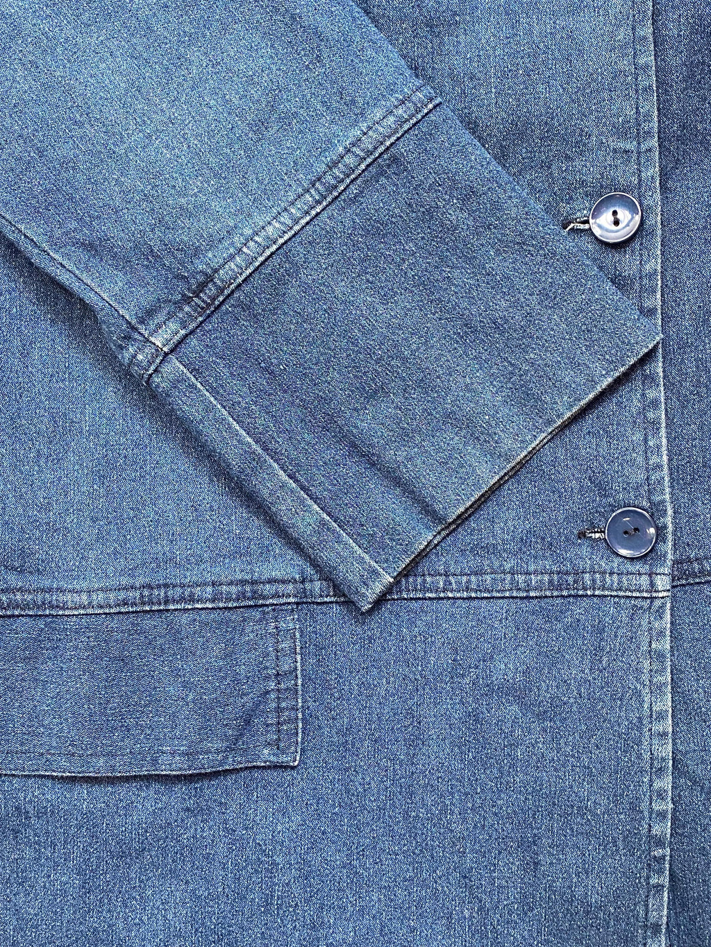 Blue Denim Longline Jacket