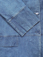 Blue Denim Longline Jacket