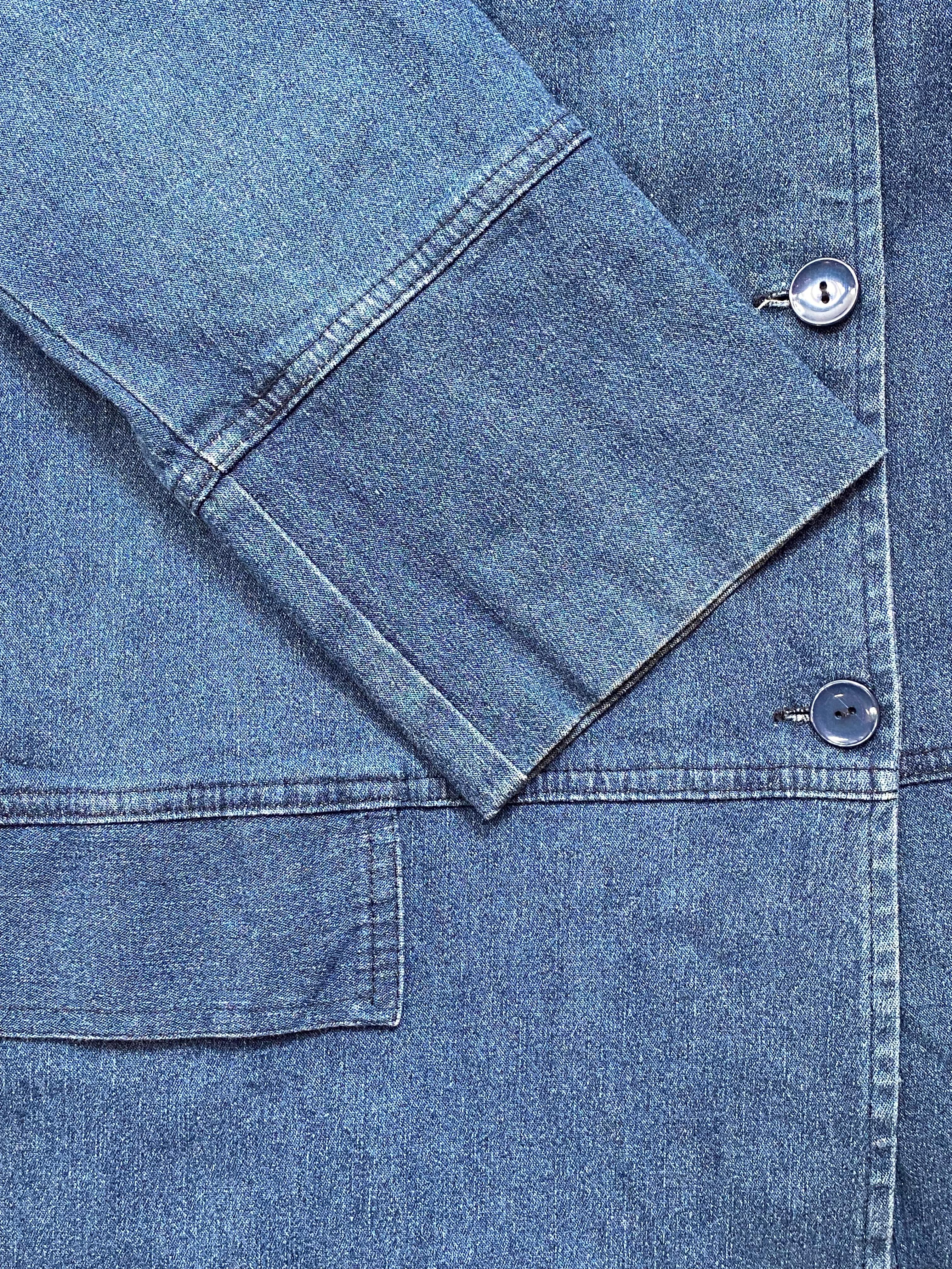 Blue Denim Longline Jacket