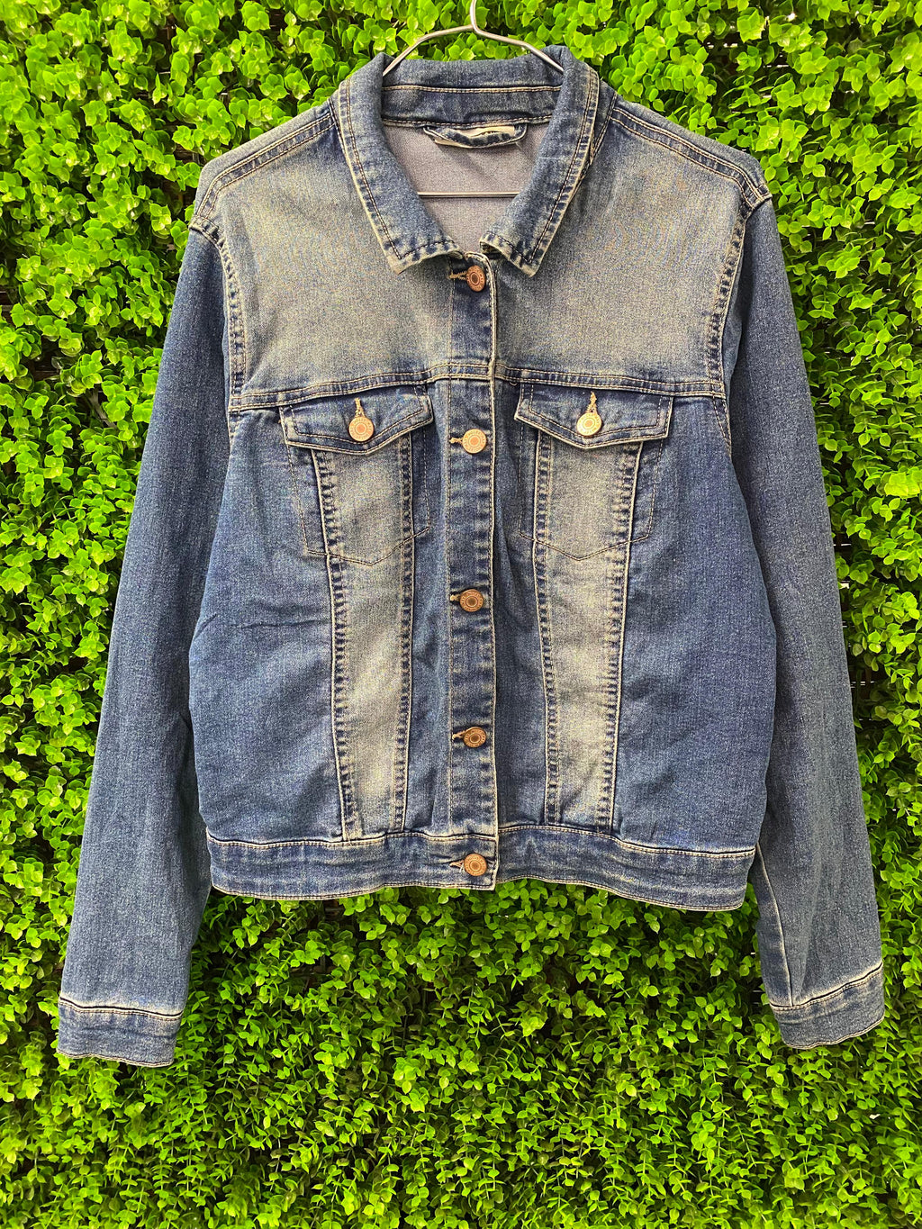 Noisy May Vintage-Wash Denim Jacket