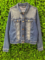 Noisy May Vintage-Wash Denim Jacket