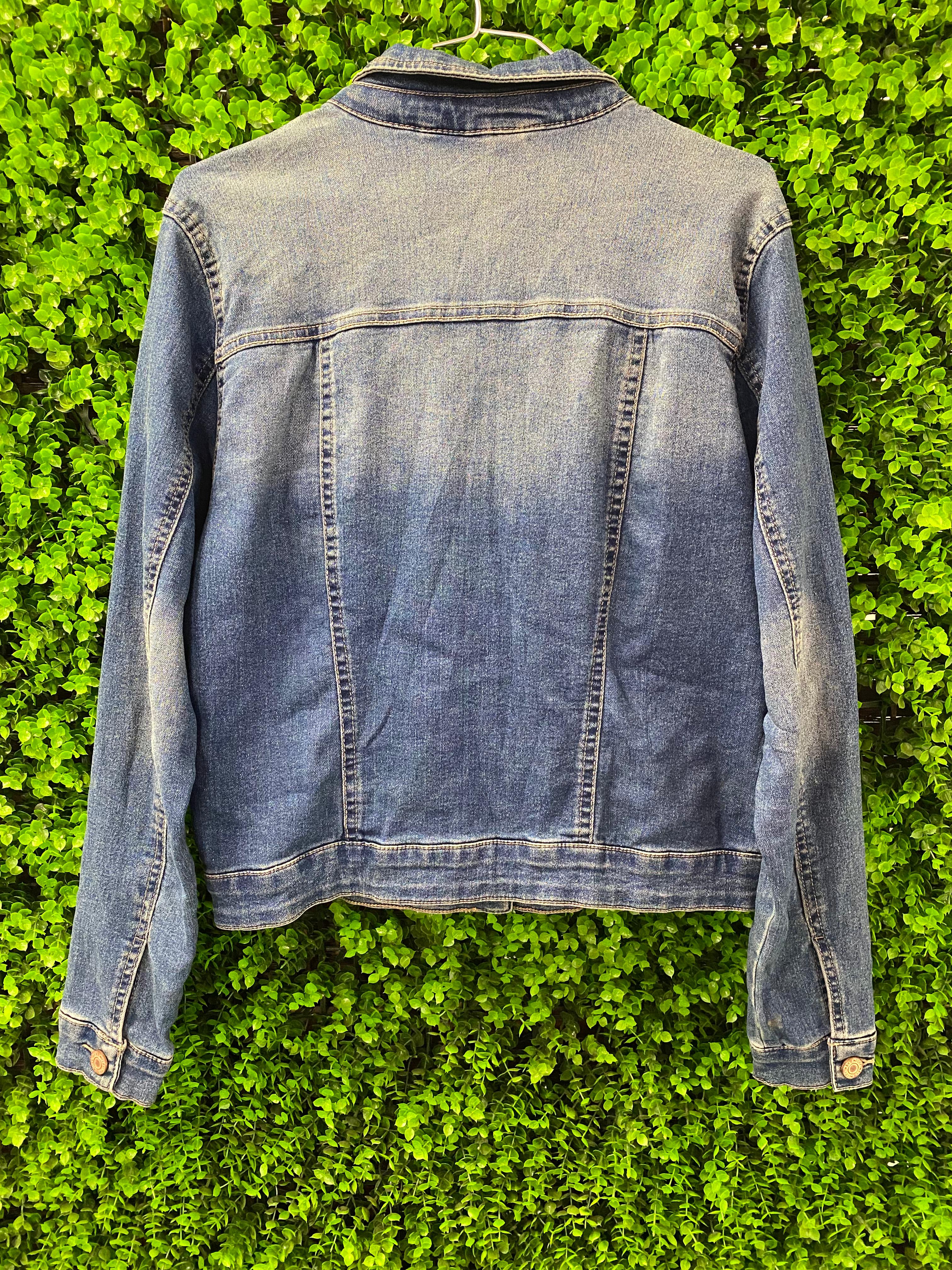 Noisy May Vintage-Wash Denim Jacket