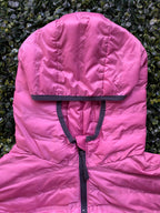 Pink Lightweight Hooded Puffer Jacket