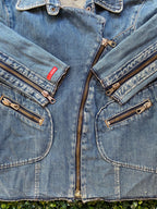 Kookai Jeans Denim Biker Jacket