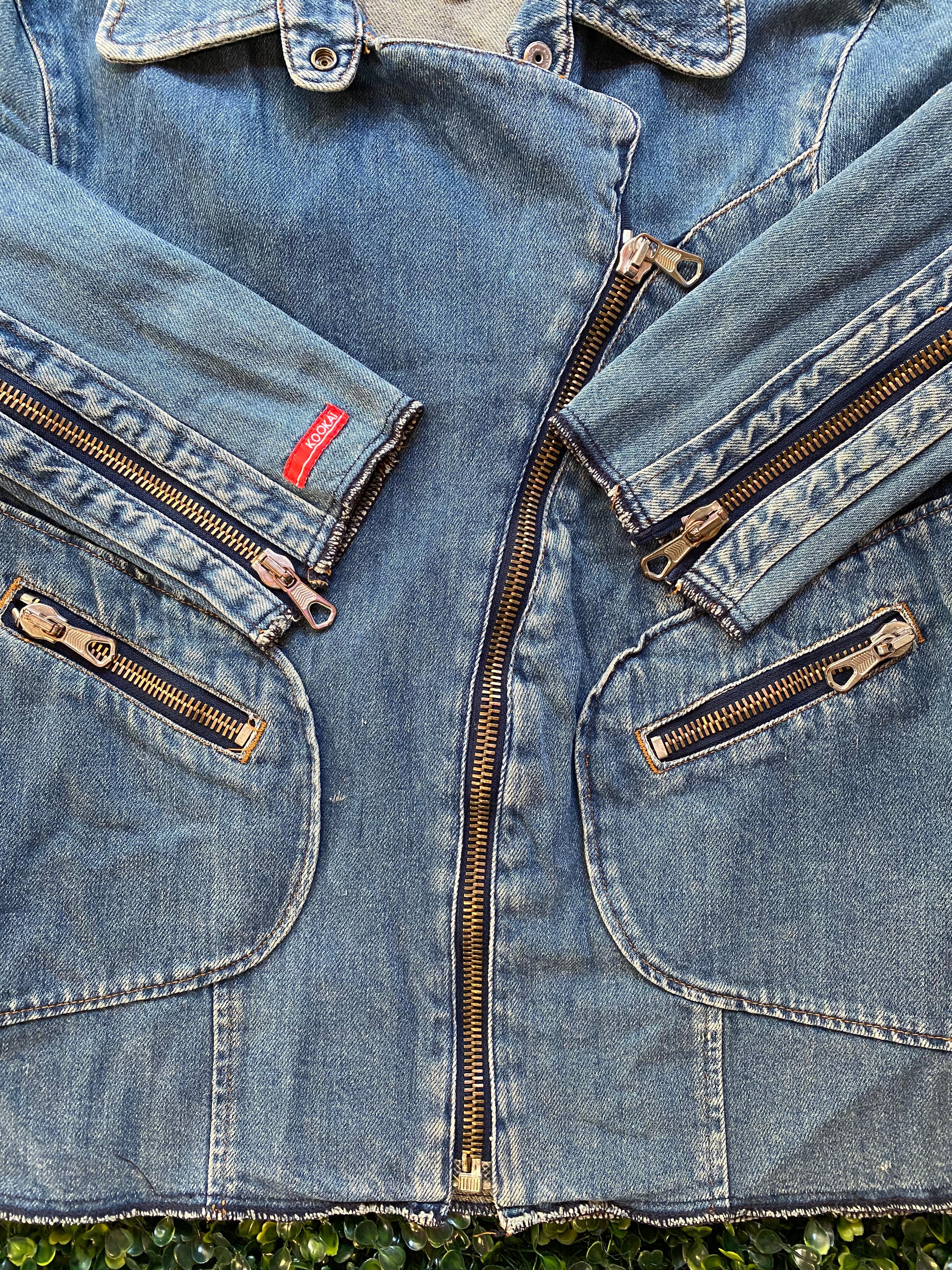 Kookai Jeans Denim Biker Jacket