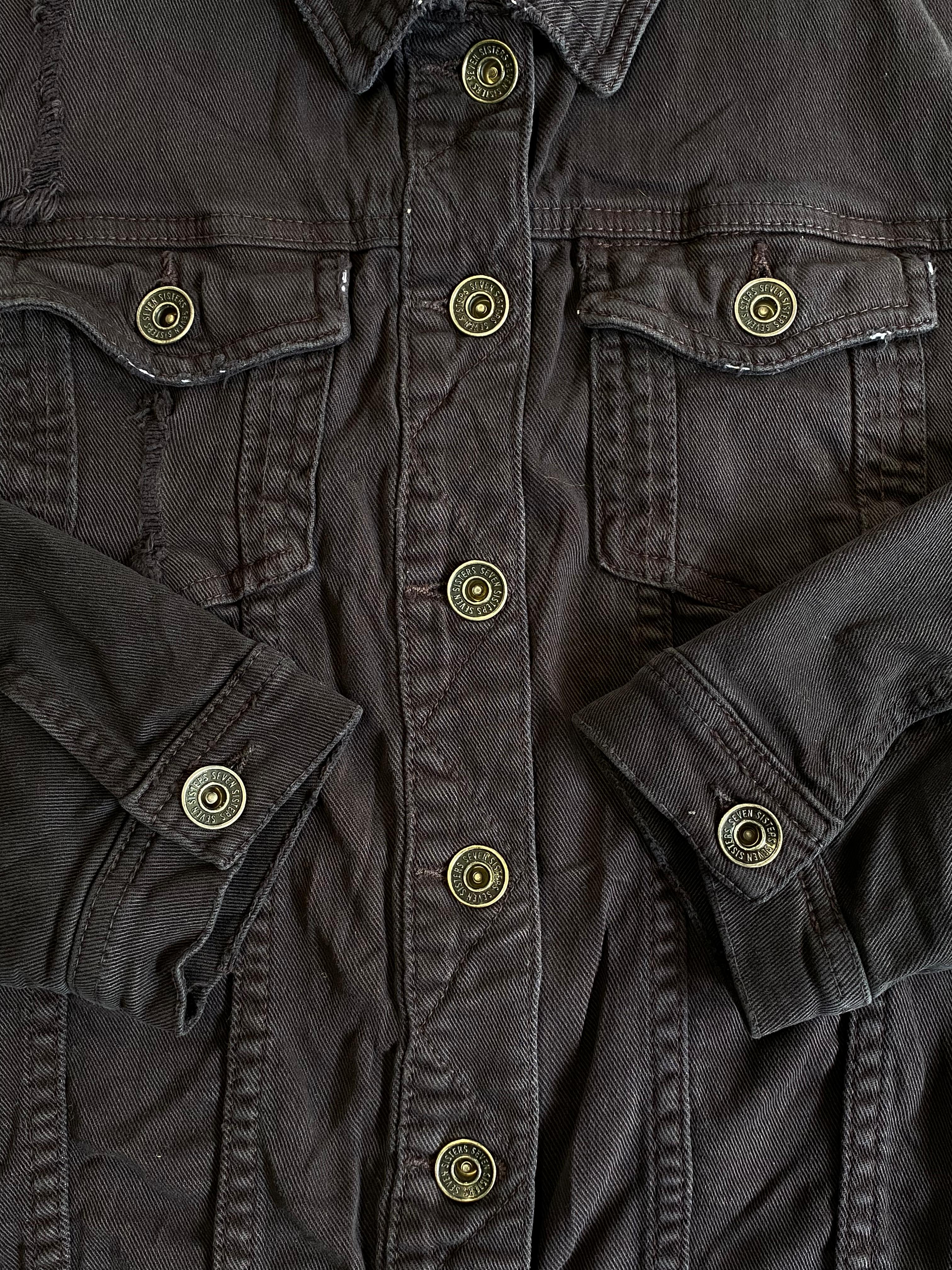 Seven Sisters London Distressed Denim Jacket