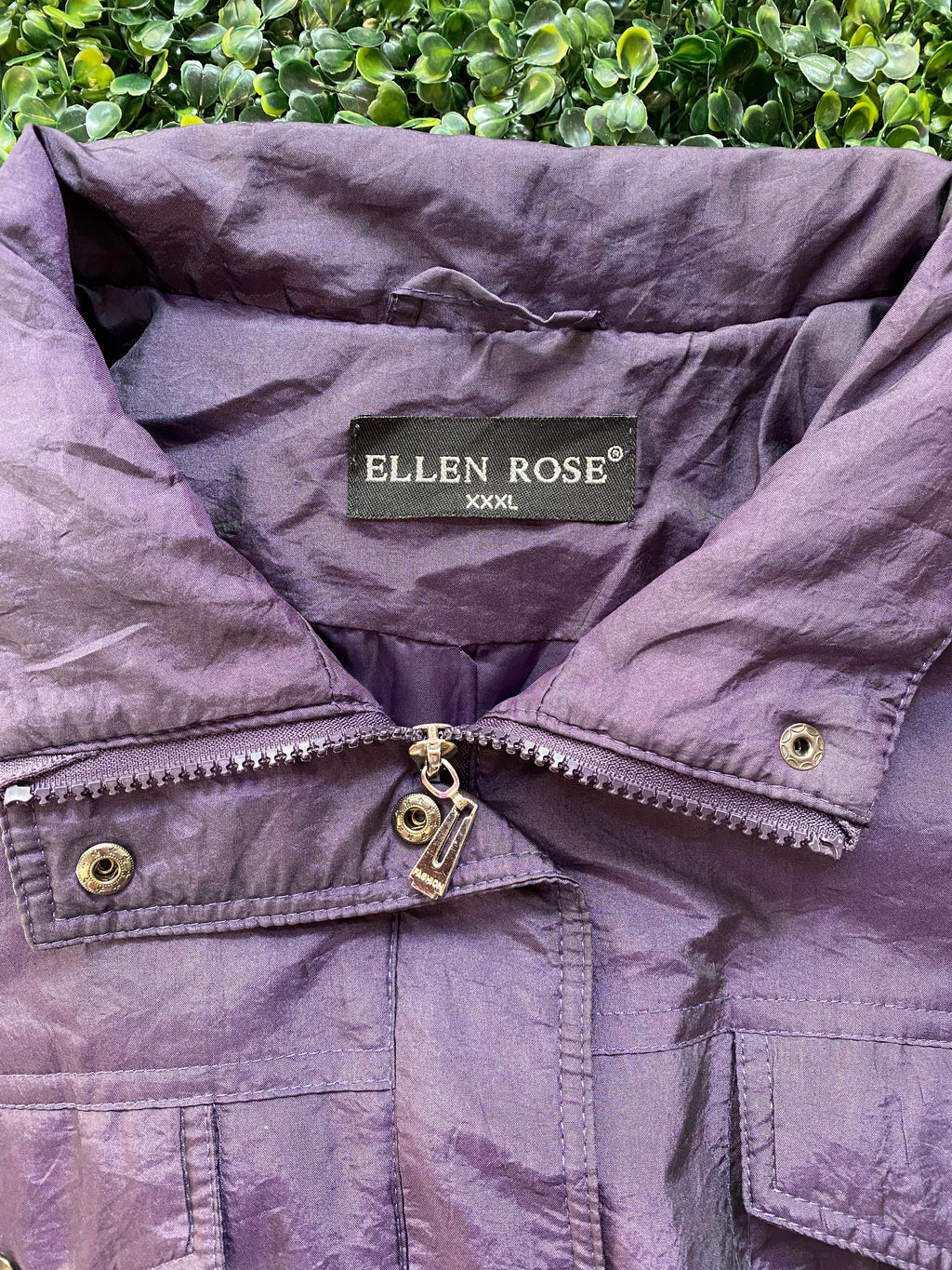 Ellen Rose Purple Utility Jacket