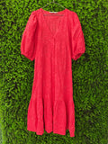 Zara Embroidered Maxi Dress