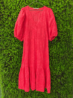 Zara Embroidered Maxi Dress