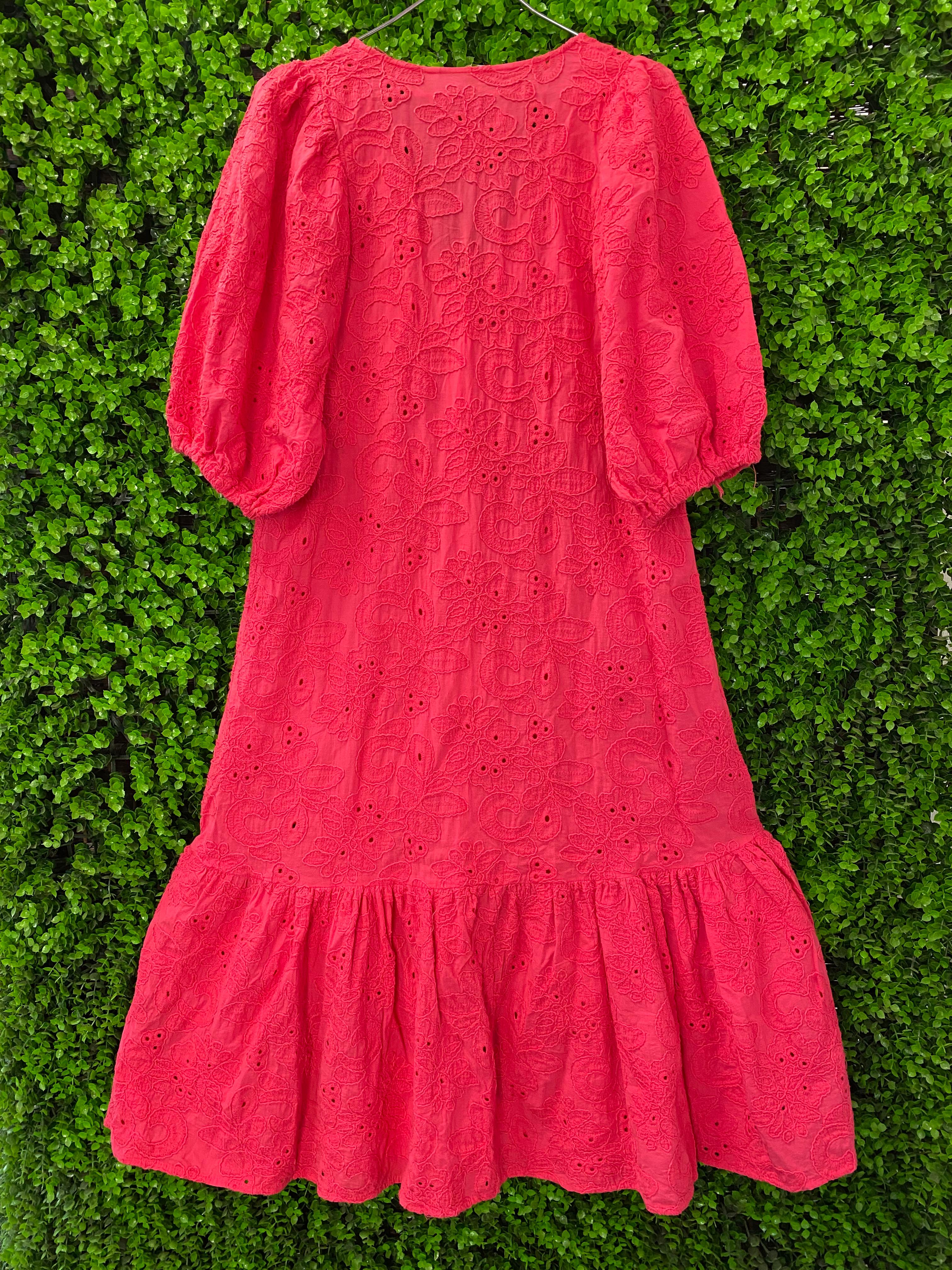 Zara Embroidered Maxi Dress