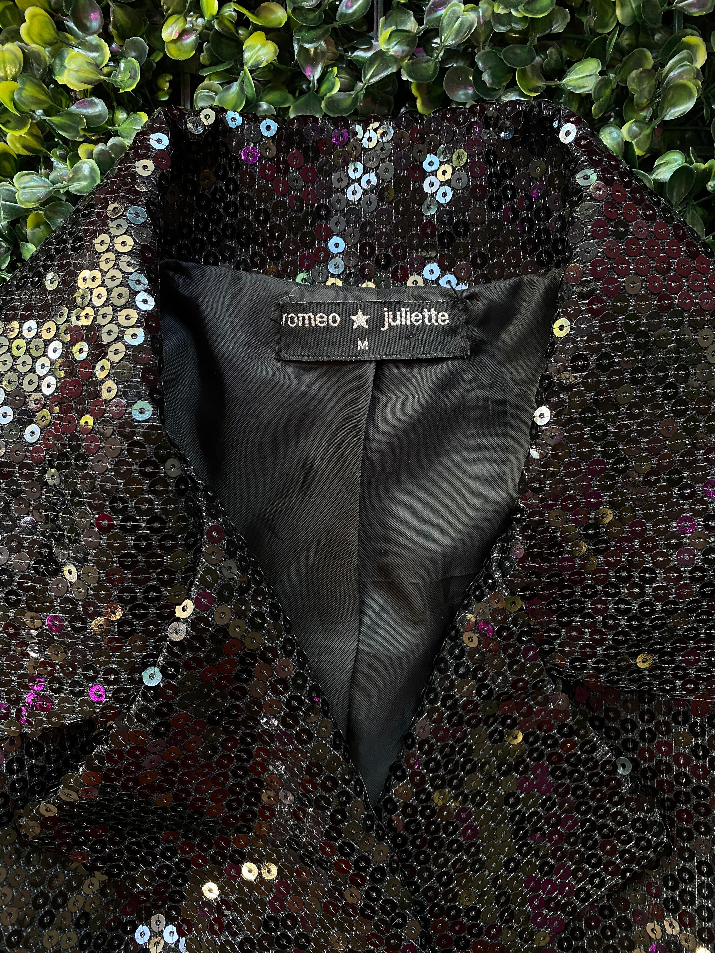 Romeo + Juliette Sequin Blazer