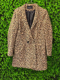 Stradivarius Leopard-Print Longline Coat