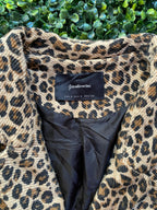 Stradivarius Leopard-Print Longline Coat