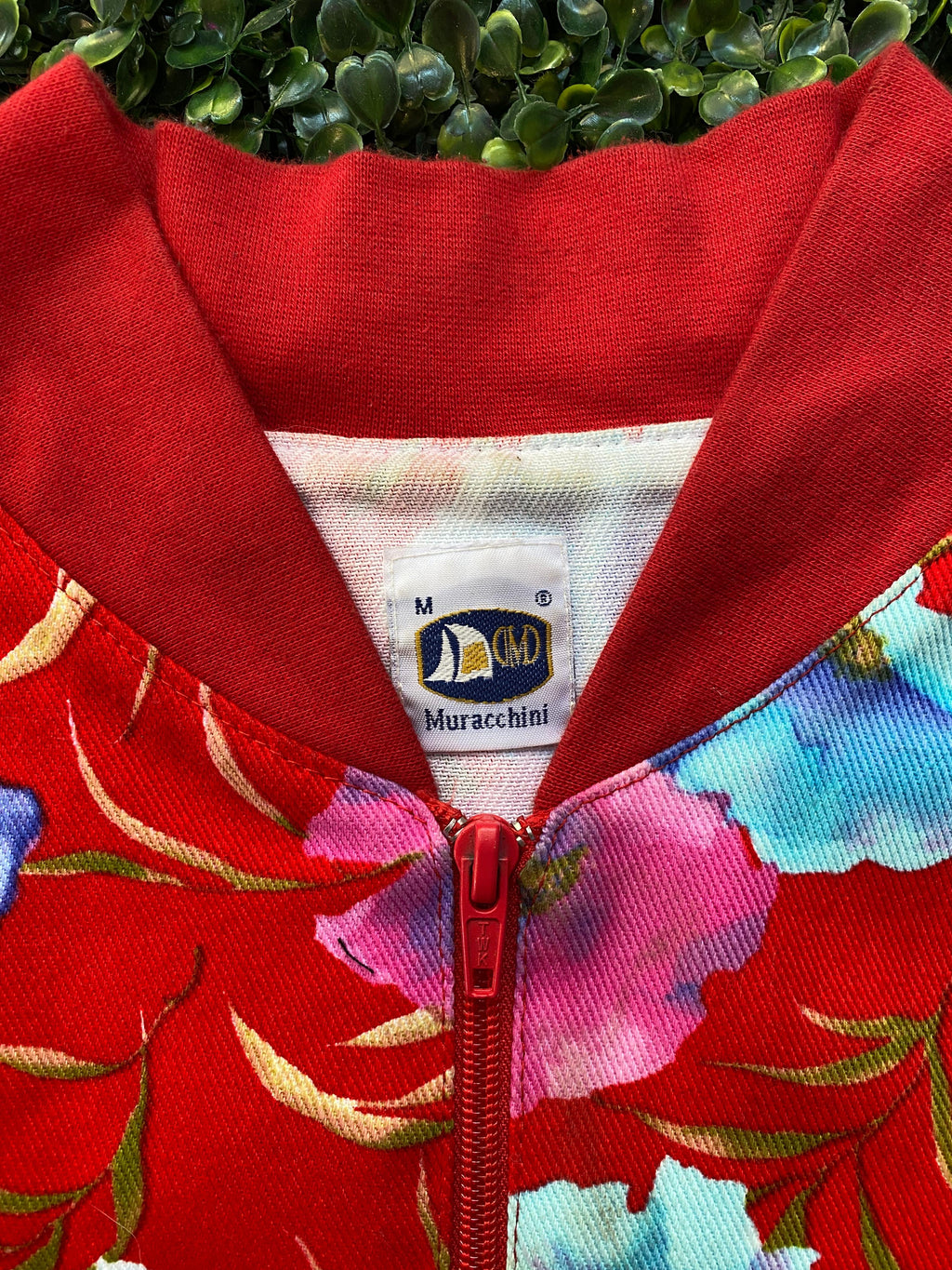 Maracchini Red Floral Bomber Jacket
