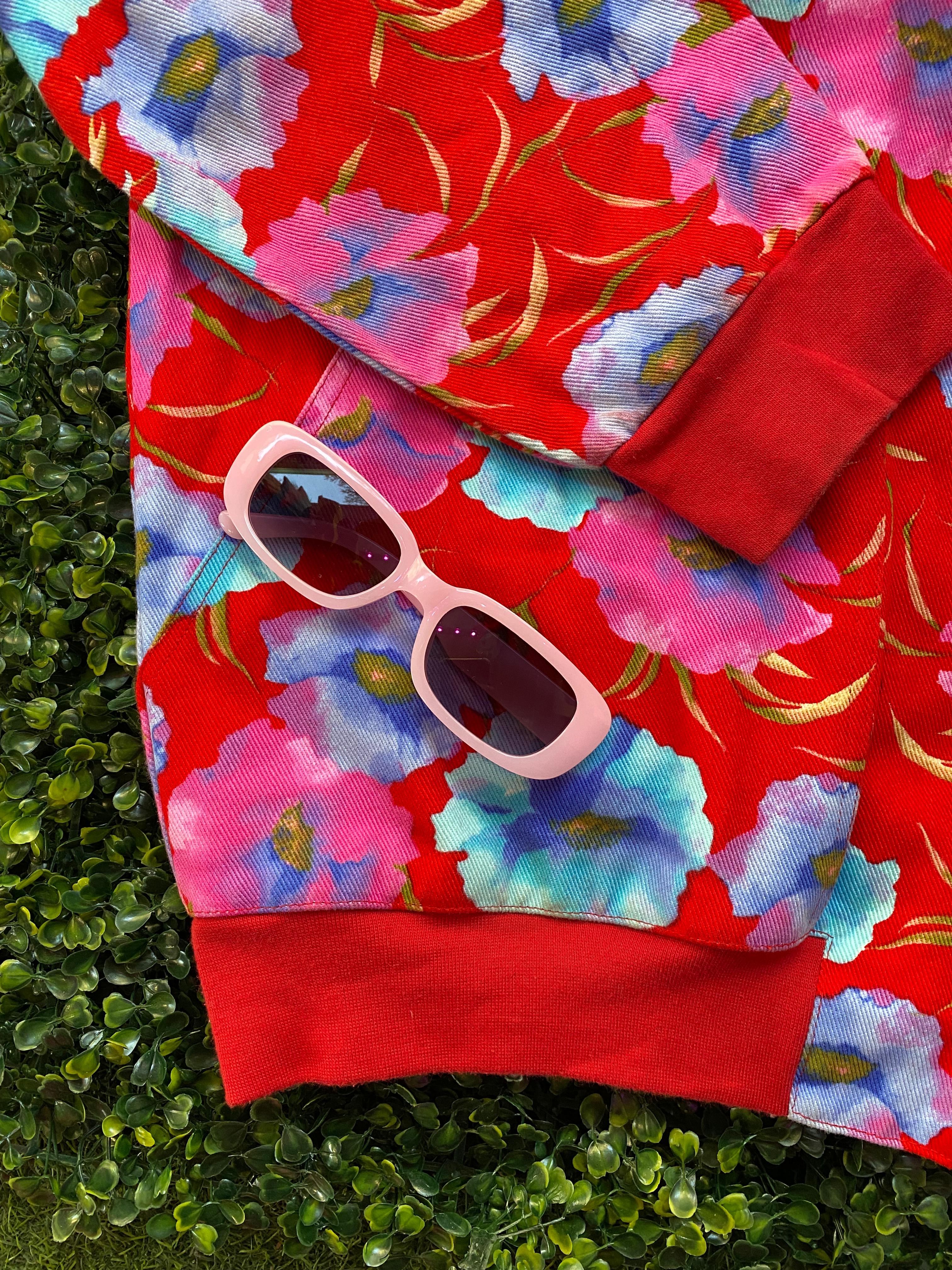 Maracchini Red Floral Bomber Jacket