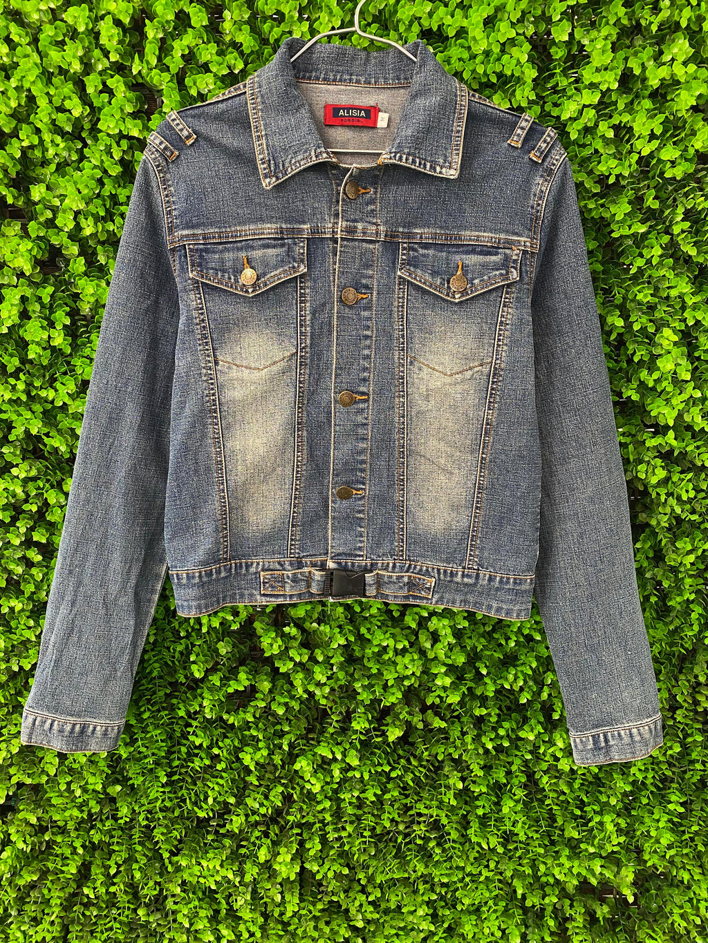 Alisia Forgirl Vintage Wash Denim Jacket