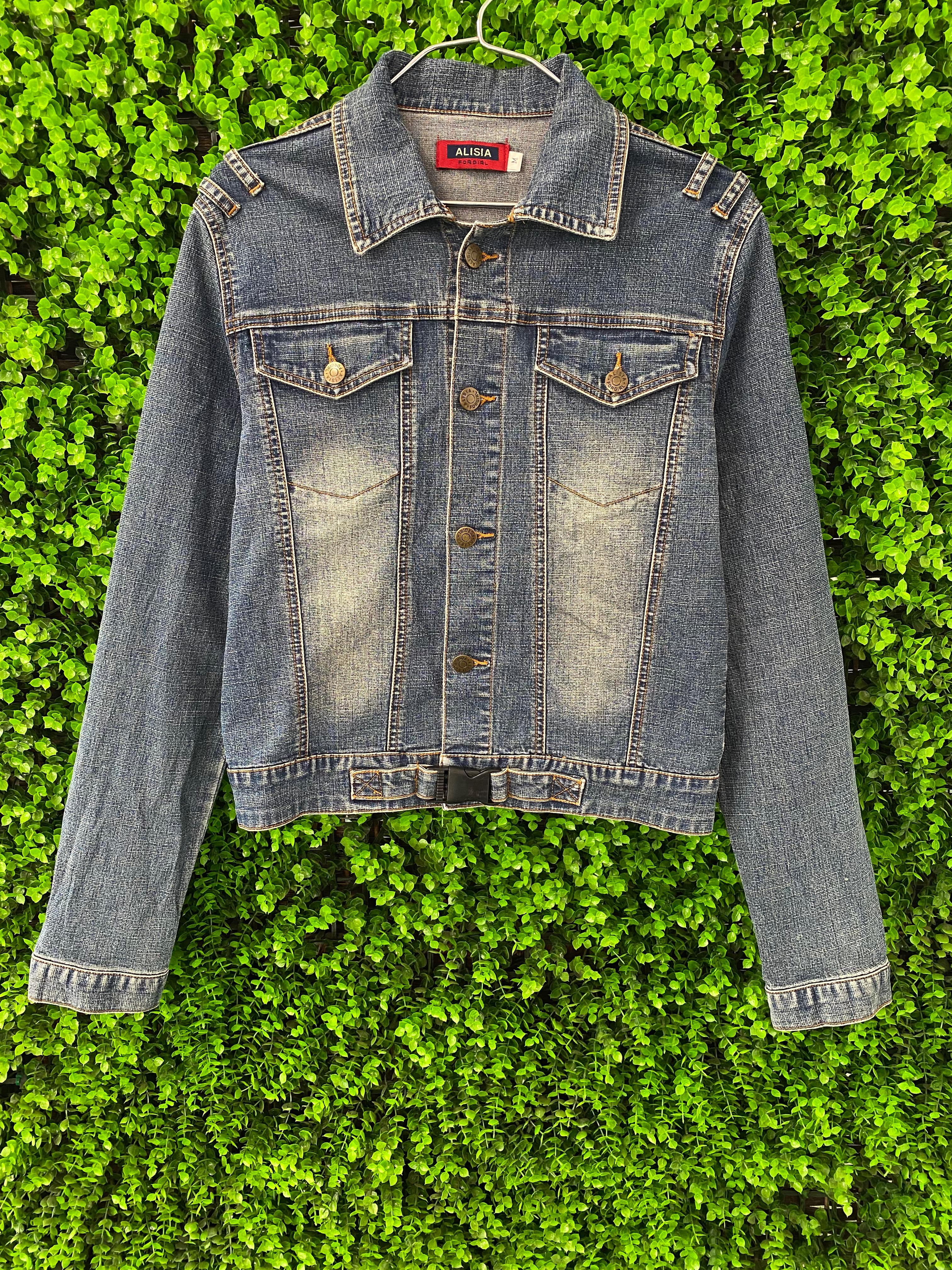 Alisia Forgirl Vintage Wash Denim Jacket