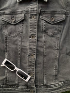 C&A Clockhouse Washed Black Denim Jacket