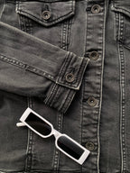 C&A Clockhouse Washed Black Denim Jacket