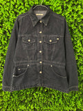 Feu Vert Washed Black Denim Utility Jacket