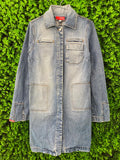 Kookai Longline Denim Utility Coat