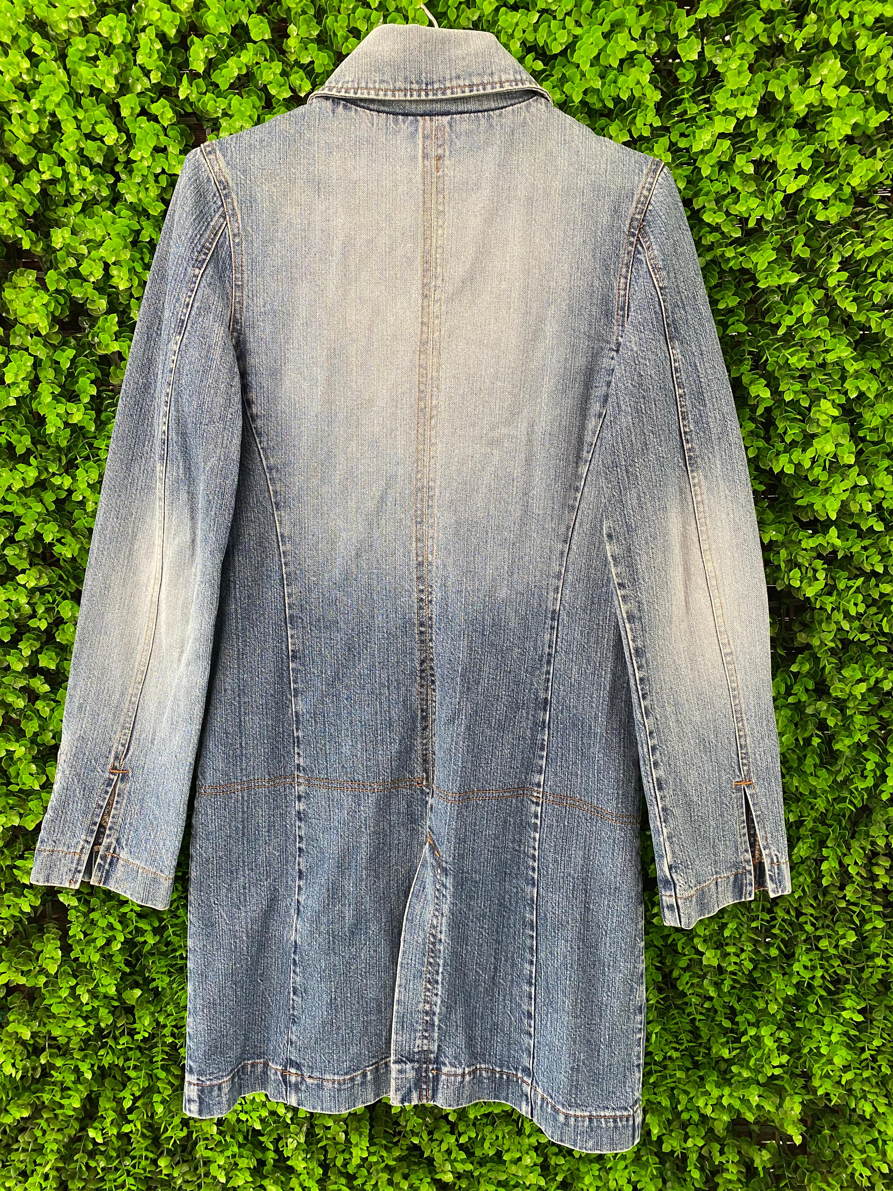 Kookai Longline Denim Utility Coat