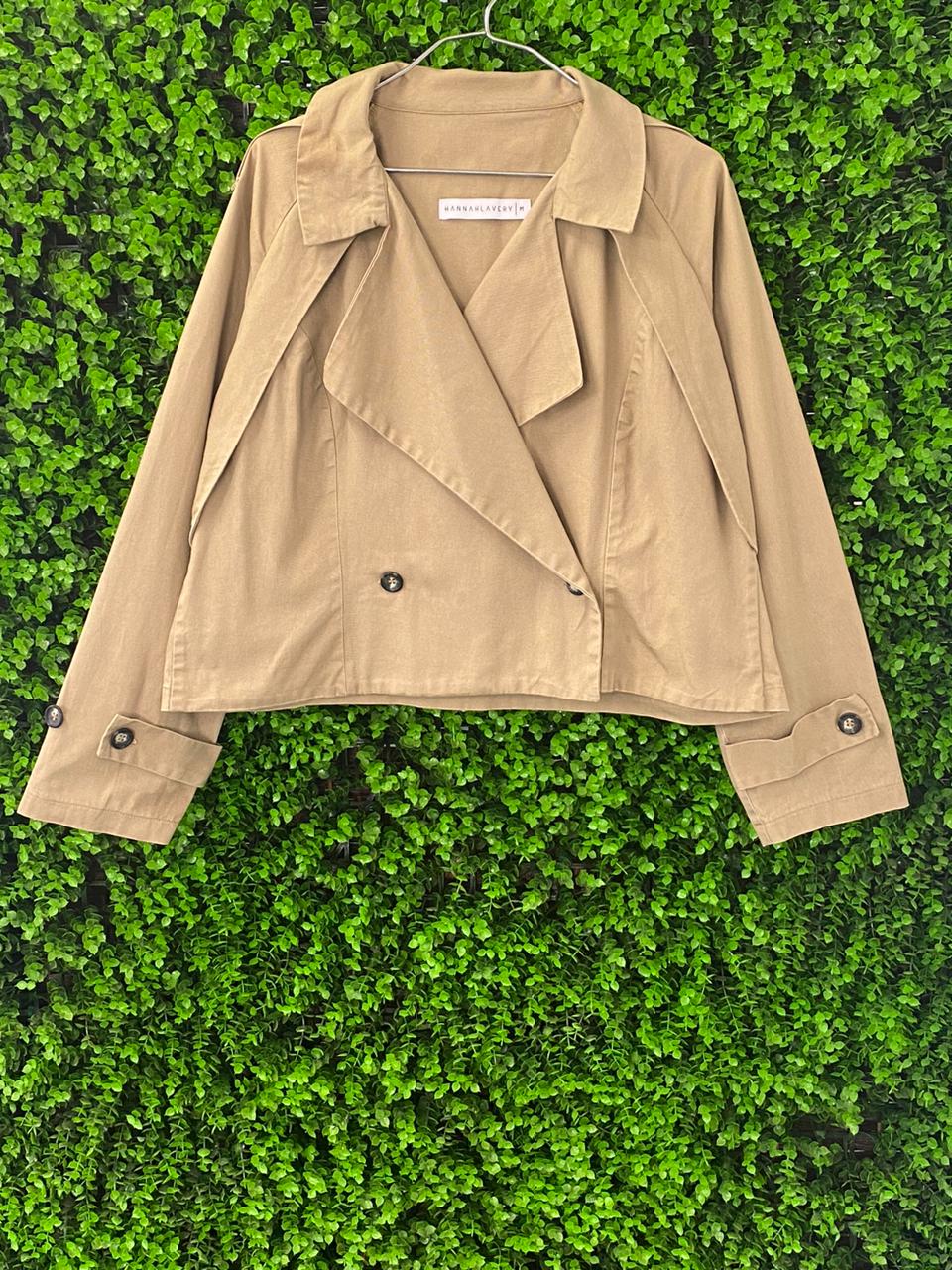 Hannah Lavery Cropped Trench Jacket