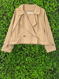 Hannah Lavery Cropped Trench Jacket
