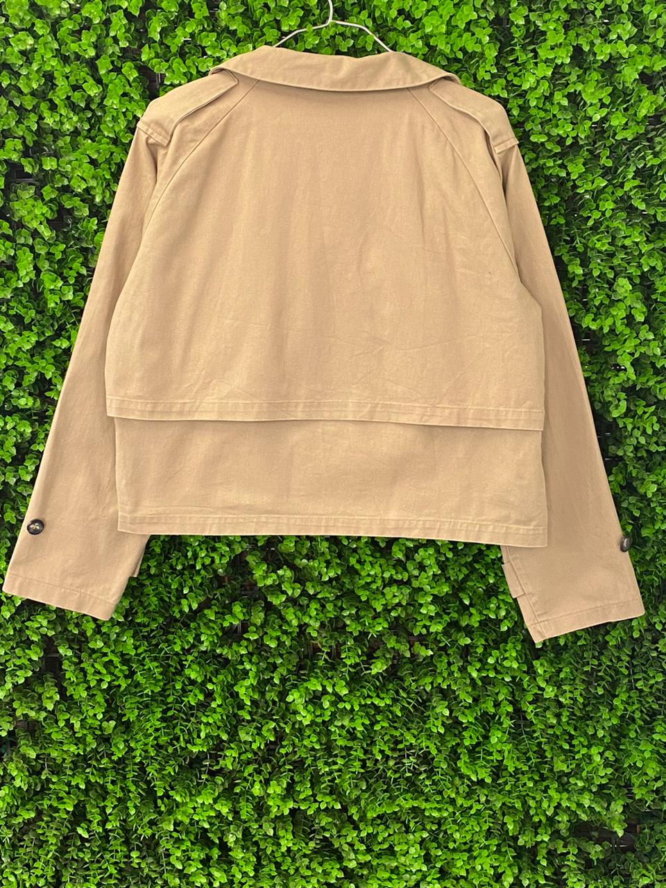 Hannah Lavery Cropped Trench Jacket