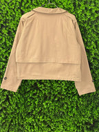 Hannah Lavery Cropped Trench Jacket