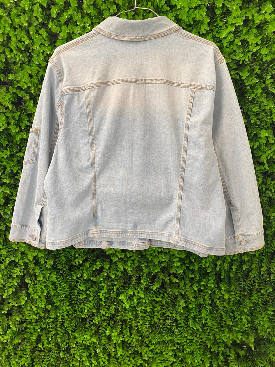 Marina Sport Light-Wash Denim Jacket