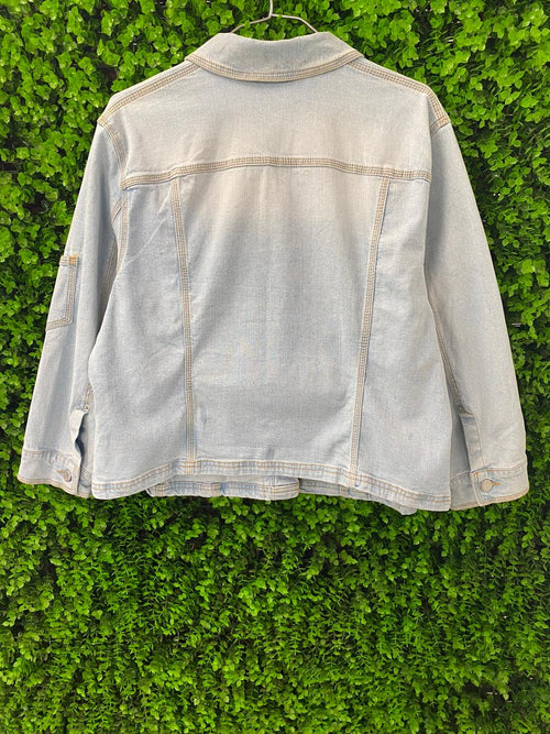Marina Sport Light-Wash Denim Jacket