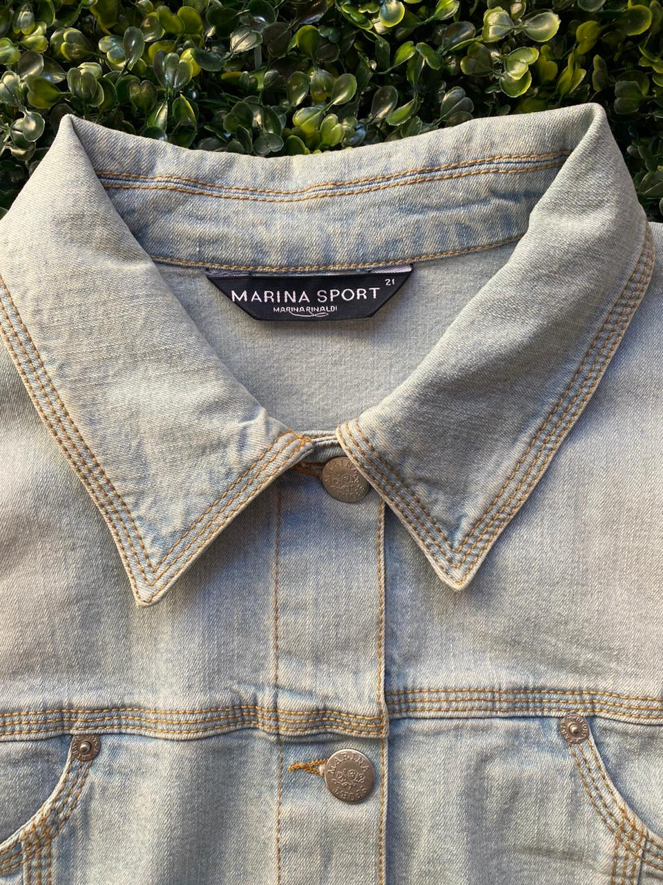 Marina Sport Light-Wash Denim Jacket