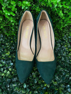 Emerald Green Tassel Heels