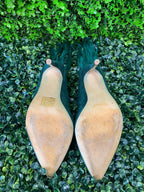 Emerald Green Tassel Heels