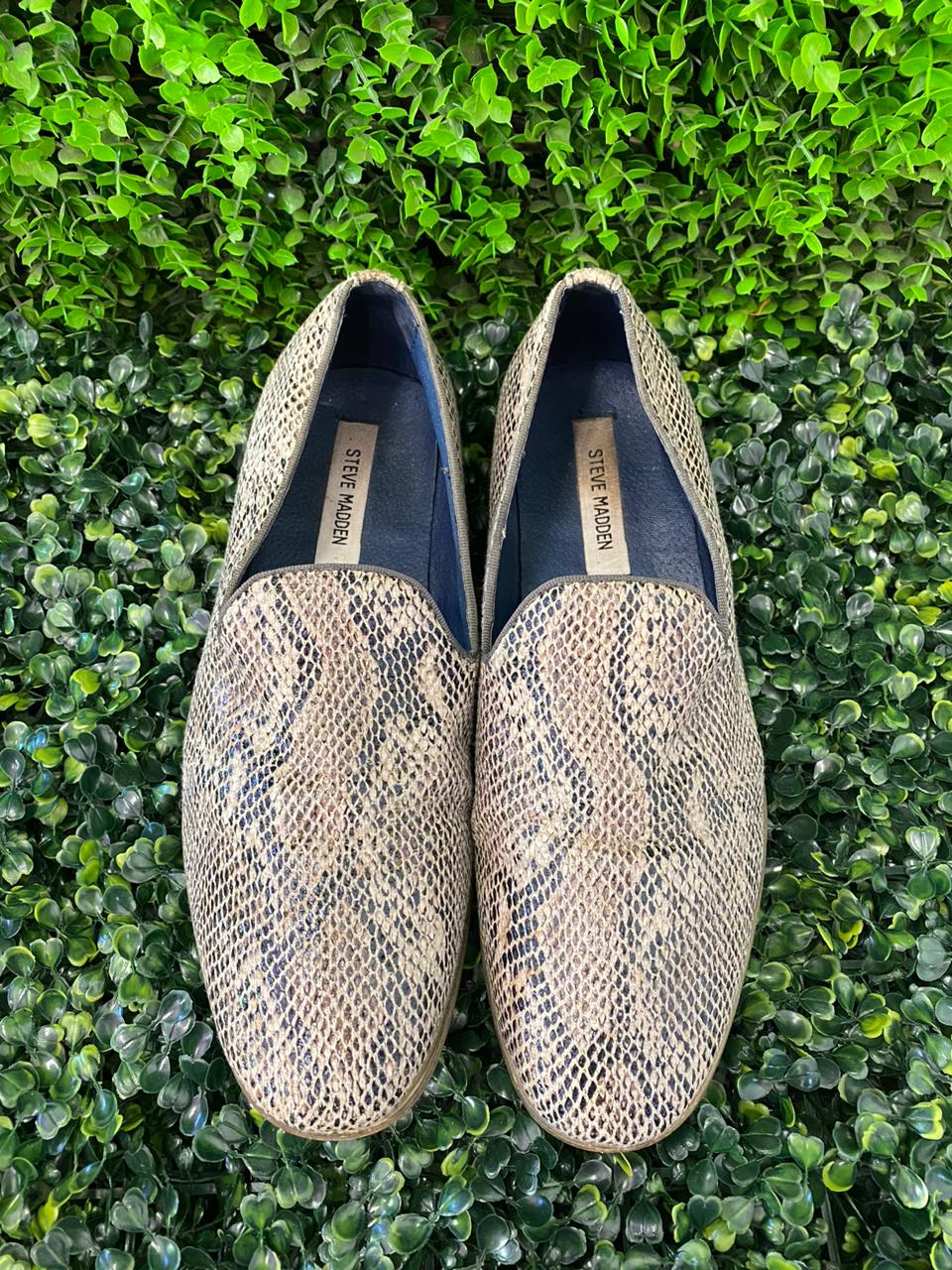 Steve Madden Snakeskin Print Loafers