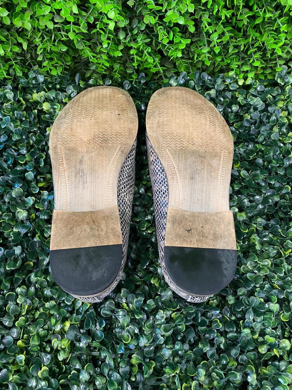 Steve Madden Snakeskin Print Loafers