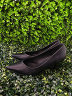 Lamara Paris Black Pointed Court Heels